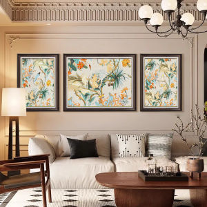 YASISHA | American Style Luxury Retro Wall Art Triptych