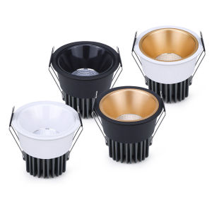 อลูมิเนียม LED Spot Light 5W 7W 9W 12W LED Spotlight หลอดไฟ 110V 220V ดาวน์ไลท์โคมไฟเพดานตู้โชว์โคมไฟตกแต่ง