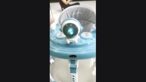 CANDY BABY WALKER UMUR 6 -18 MONTH BULAN O SHAPE ANTI O LEG ADJUSTABLE FOLDABLE MUSIC LIGHT TOY LEARNING FUN BEST QUALITY