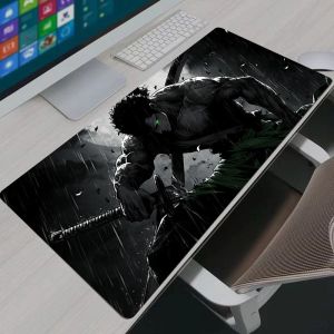Bandai | One Piece Zoro Gaming Mouse Pad Gamer Home Computer HD Cool Mousepad XXL Keyboard Pad Carpet Non-Slip Office Mouse Mats