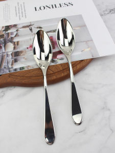 Dishonest Luxury Main Course Spoon Hotel Specified Restaurant Soup Spoon Olive Spoon More Snowberry Spoon 1810 Stainless Steel