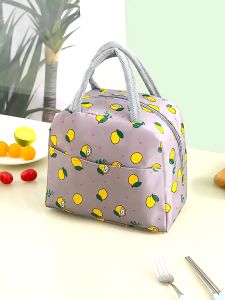 Tas Bekal Makan Anak Aluminium Foil Lunch Bag Tahan Panas & Dingin Motif Karakter Lucu