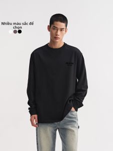 CHINISM | Soft Comfortable Non-Deformable Cotton Long Sleeve T Shirt for Men