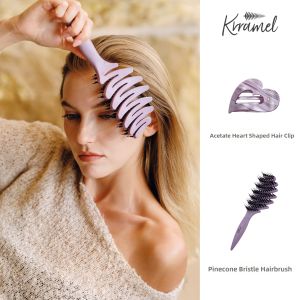 KRRAMEL | Elegant Flat Design Comfortable Half-up hairstyle Clips