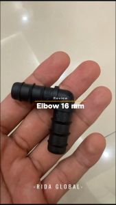 Elbow Konektor L 16 20mm Selang Aerasi 12/25 dan 16/25