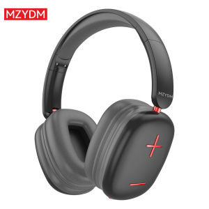 Wireless Headset B300 Bluetooth 5.4 Waterproof ENC Noise Canceling Gaming Headphones Cool Lighting Sports Over Earphone With Mic