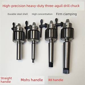Universal Mount 3 Jaw Drill Chuck for Lathe Milling Machines Morse 2/3/4#