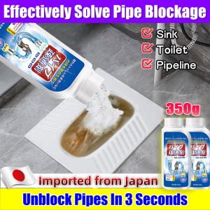 Duer·drao Clog Remover Drain Pipe Basin Cleaner Clogged Drainage Remover Powder for Toilet and Kitchen Pipe cleaner Powerful Home Clean Pipeline Dredge Helper 管道疏通剂 500 ML