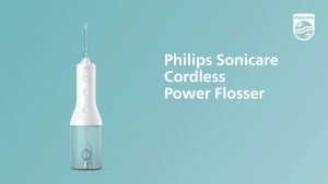 Sonicare HX3806 wireless dental floss 3000 flow technology oral flushing machine with four new machines slightly damaged packaging
