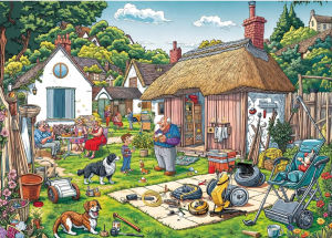 Warm Courtyard Jigsaw Puzzles 500/1000/1200/2000PCS Cartoon Puzzle Brain Training Educational Toys for Adult Birthday Gift