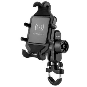 MOTOWOLF | Wireless Charging Shockproof Motorcycle Phone Holder