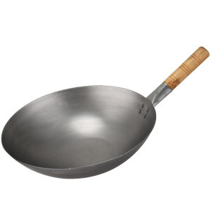 Pre-Seasoned Uncoated Wok Iron Pan