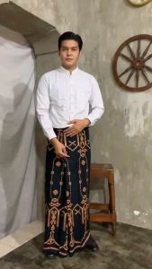 Sarung Batik Goyor Pekalongan Pria Dewasa Motif Kubus Rayon Premium 2024 Terbaru