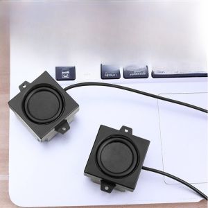 Hidden Built-In Desktop Computer Speaker Monitor Sound Box Mini Wired Sticky Note Speaker Compact Size USB Powered Audio Device