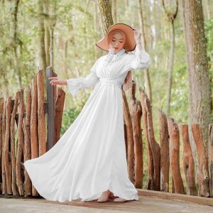 Gamis Maxi Long Dress Basic Baju Pesta/Atasan Wanita Gamis Terbaru