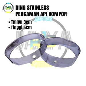Stainless Ring Api Kompor Gas Pengaman Api Kompor Penutup Api Kompor Gas