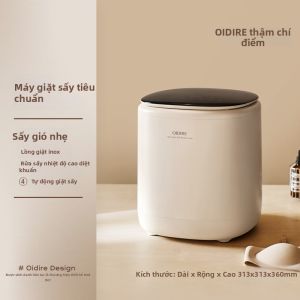 Oidire | Máy Giặt và Sấy Quần Lót và Vớ Mini Tự Động