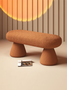 Clothing Store Sofa Stool Internet Celebrity Cashmere Makeup Dressing Stool For Home Entrance Doorway Shoe Changing Stool Bench