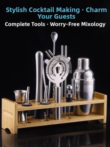 CHUANQIMINGMEI | Starter Professional Cocktail Shaker Set