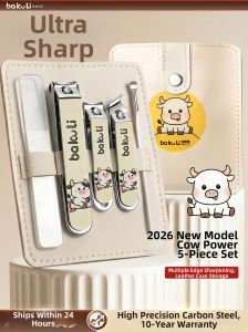 BAKULI | Splash Proof Large Oblique Nail Clipper Set
