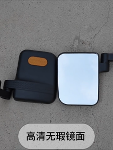 Ebike side mirror 2pc adjustable arm and bracket tricycle passenger mirror high definition convex mirror,commonly use for etrike and e cargo ebike universal version