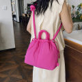 Túi Tote Phao Nữ Cỡ Lớn, Chất Liệu Nylon, Bông Nhẹ, Đa Năng, Đeo Vai, Rút Dây, Kiểu Xô, Cầm Tay, Phong Cách Thường Ngày, Đa Năng. 
