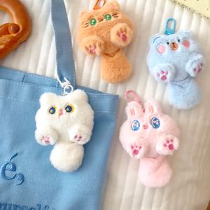 Nicedays🍒Boneka Liontin Kartun Kucing Mewah Gantungan Kunci Lembut Lucu Gadis Ransel Liontin Hadiah Siswa