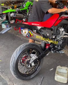 Knalpot Norifumi Rocket 4 SS logo baru KLX150 DTRACKER BF SE CRF150L DAN WR155R