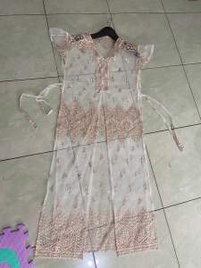 Nafisaoutfit - Olla Outer Brokat sapto / Outer Tunik Kondangan (hanya outer)