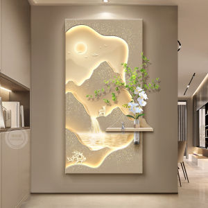 RUIBAHAO | Luxurious Entryway Decorative Painting