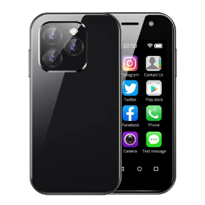 SOYES | SOYES XS14 Pro 4G Mini Smartphone Android 9.0 Dual Sim Face ID Dual Camera WIFI Bluetooth FM GPS 3.0 Screen Mobile Phone