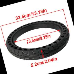 High Quality 14 Inch 14x2.125 Solid Tire Rubber Honeycomb Airless Tyre Parts for Foldable Electric Motorcycle E-Bike Scooter