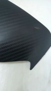 Visor karbon hitam Supra x 125 bahan berkualitas