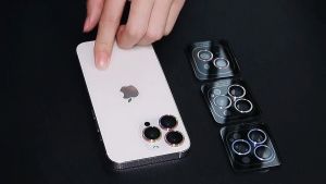 Metal Alloy Camera Lens Protector For iPhone 16 11 12 13 14 15 Pro Max 15 plus 12 mini 16plus Full Cover Camera Lens Film