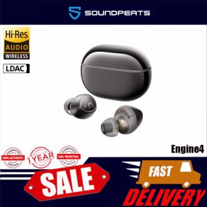 Soundpeats Engine4 Bluetooth V5.3 Hi-Res LDAC Dual-Device Connection Touch Control Bluetooth Earphones Wireless Long Playtime Earbuds Earphones