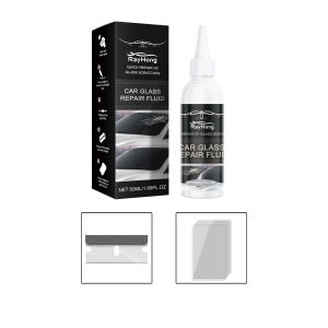 RAYHONG | Car Windshield Repair Kit Nano Glass Repair Fast DIY Crack Chip Fix Universal Auto Glass Scratch Crack Restoration Adhesive Glue