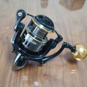 Metallic Shallow Line Cup Micro Fishing Reel Golf Line Spinning Wheel Sea Rod Anchor Fish Wheel Long Casting Wheel for Sea Fishing