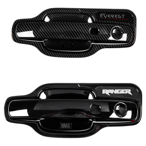 FIT CLUB | Glossy Black Carbon Fiber Handle Protectors