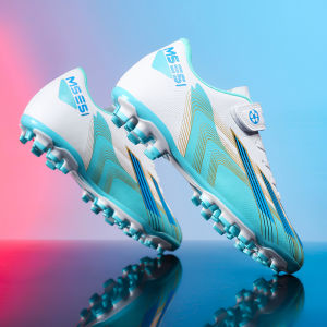 Official Collaborative Football Shoes for Men And Children Anti-Slip Sports Training Shoes with Fragrant Nails in Low Help Style