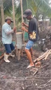 Máy đóng cọc cừ 4 thì Kawasaki 68CC