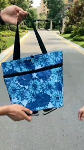 Túi Kéo - Túi Xách Đi Chợ Giỏ Đựng Đồ Đi Siêu Thị Có Bánh Xe Kéo Tiện Lợi