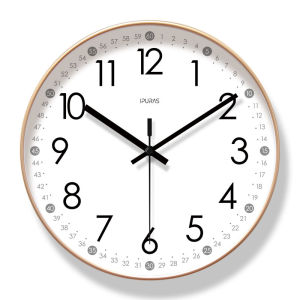 Minimalist Clock Living Room Classy Wall Clock Modern Minimalist and Magnificent Minimalist Atmospheric Primary School Teaching Aids Classic Wall Clock For Home Mute
