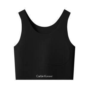 CarbinKoneer | CarbinKoneer Ladies Seamless Sports Bra Vest Style Chest Shaping Underwear Nylon Spandex Ice Silk Full Coverage No Show Summer 2025