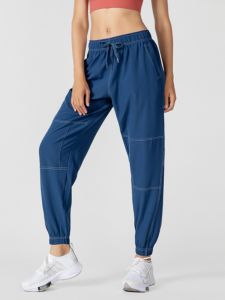 กางเกงโยคะวิ่งทรงหลวมสำหรับผู้หญิง กางเกงขาสั้นทรงเดนิม กางเกงขายาวทรงสลิมฟิต กางเกงออกกำลังกาย INS กางเกงวิ่งโยคะ