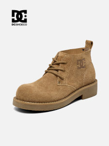 DC Shoes | New Autumn Winter Retro Genuine Leather Mens Martin Boots
