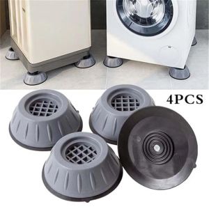 【Hot Sale】4pcs/set Anti-slip Washing Machine Feet Mats Universal Refrigerator Dryer Anti-vibration Pads Washer Rubber Fixed Pad