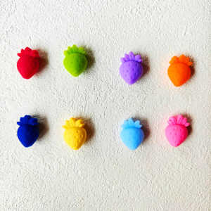 Strawberry Silicone Wine Glass Identifier Party Water Cup Marker Bar Cup Recognition Tool Wedding Reception Drinkware