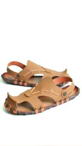 Sandal Pria Kulit Import Termurah Sendal Slop Laki laki Dewasa Terbaru Sandal Slip On Pria Trending