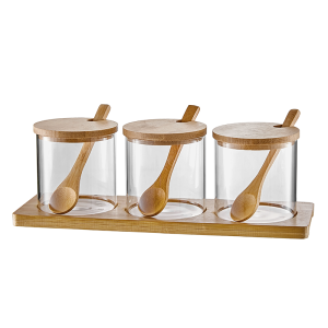 YAGANG | Glass Seasoning Containers Set