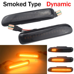2 Chiếc Đèn Xi Nhan LED Nháy Tuần Tự Đèn Báo Rẽ Bên Hông Dành Cho BMW 3 Series E46 Sedan Coupe Wagon Convertible 1997-2001 Giao Diện T10